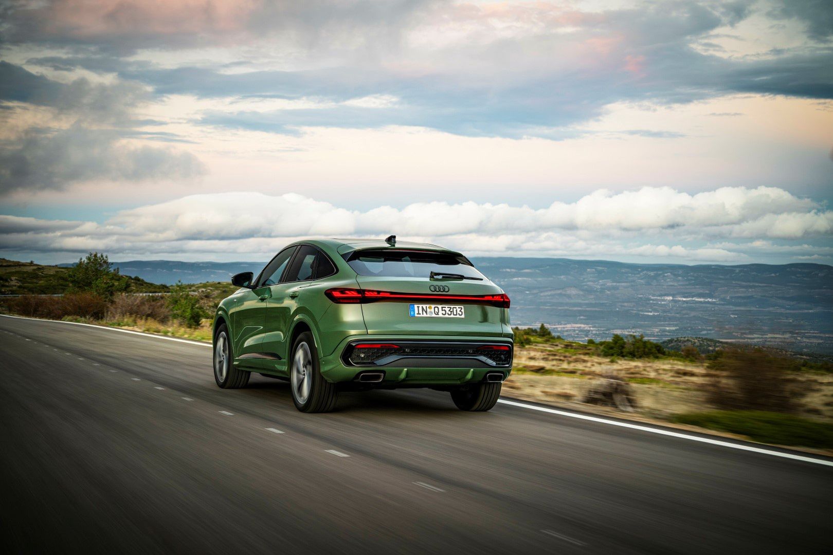 Dynamic photo,
Colour: District green metallic