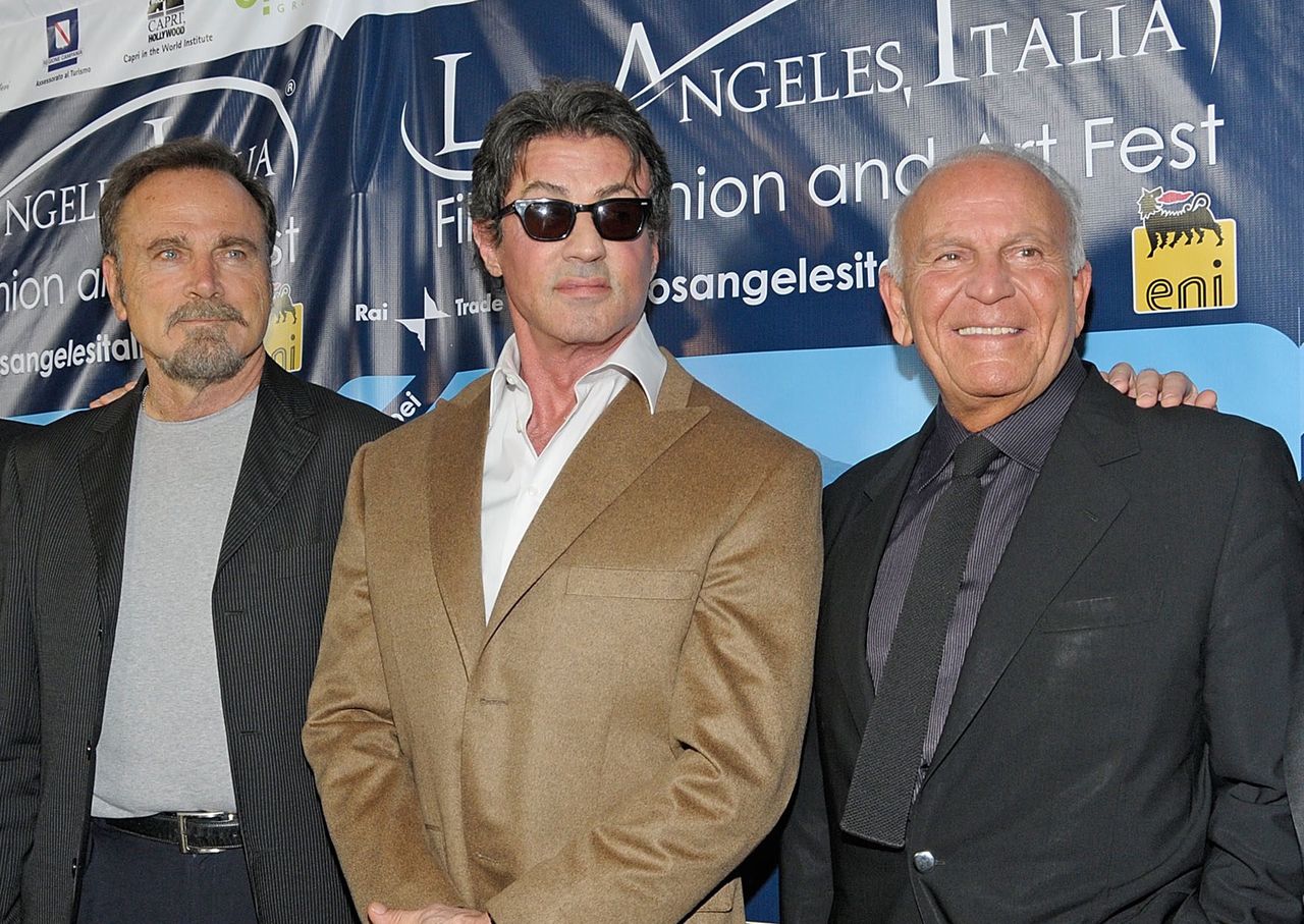 Franco Nero, Sylvester Stallone i Enzo G. Castellari, Lost Angeles, 2010 r.