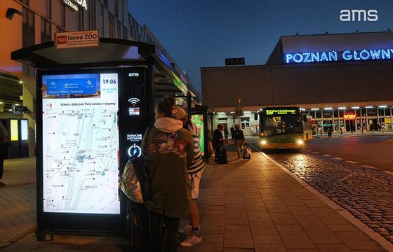 AMS wprowadza system informacji pasażerskiej w Poznaniu