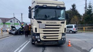 Klimontów: Wypadek na DK nr 9. Droga jest zablokowana