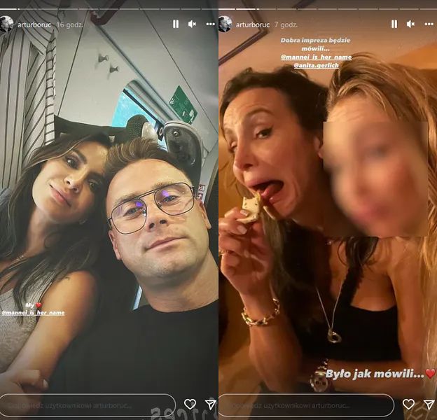 Artur Boruc pokazuje spotkanie ze znajomymi