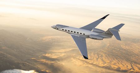Gulfstream G800 poleciał na 100 proc. SAF. Sprawdzili smugi i emisje