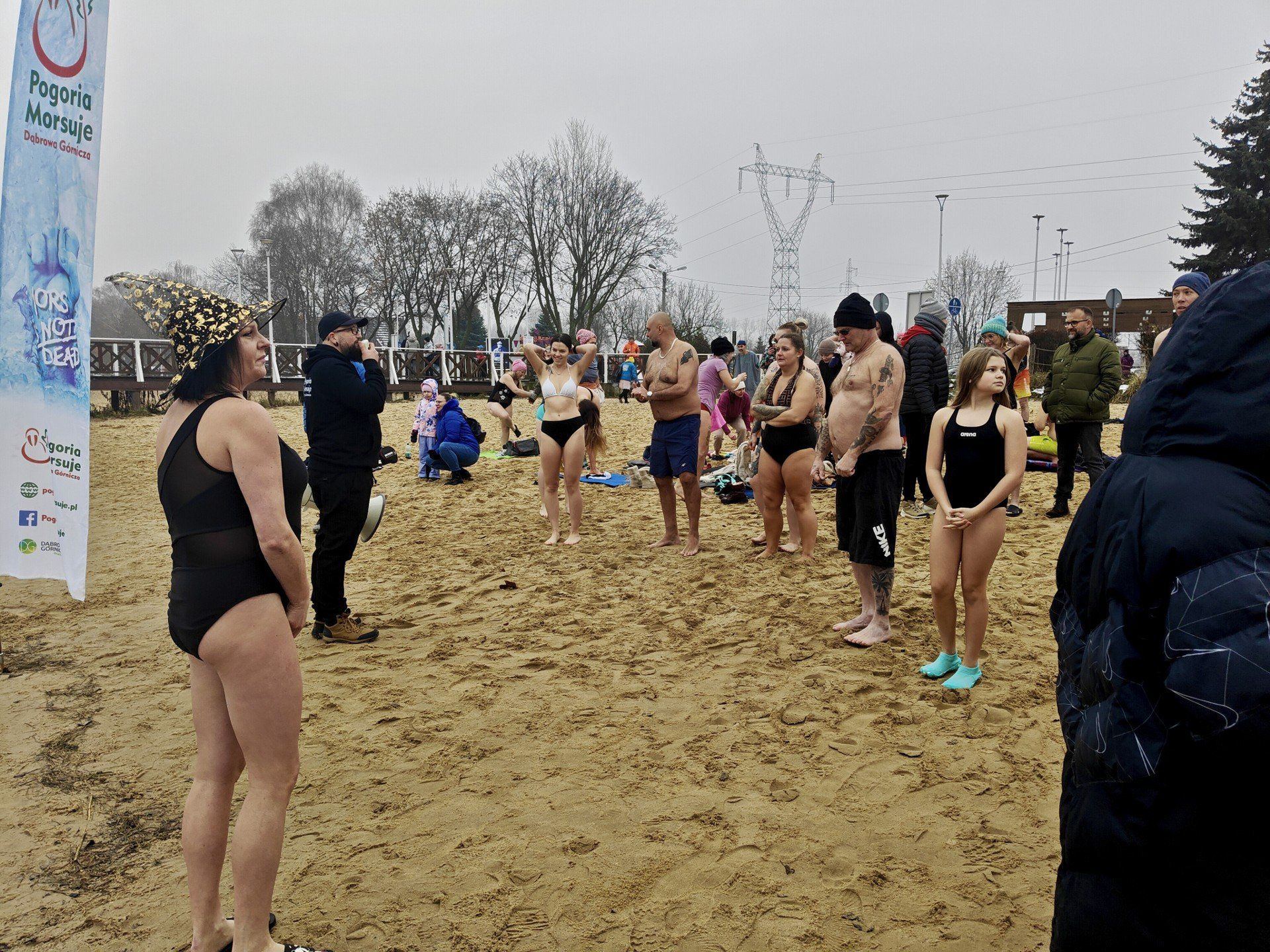 Pogoria Morsuje w Dąbrowie Górniczej. Oni nie boją się zimnej wody