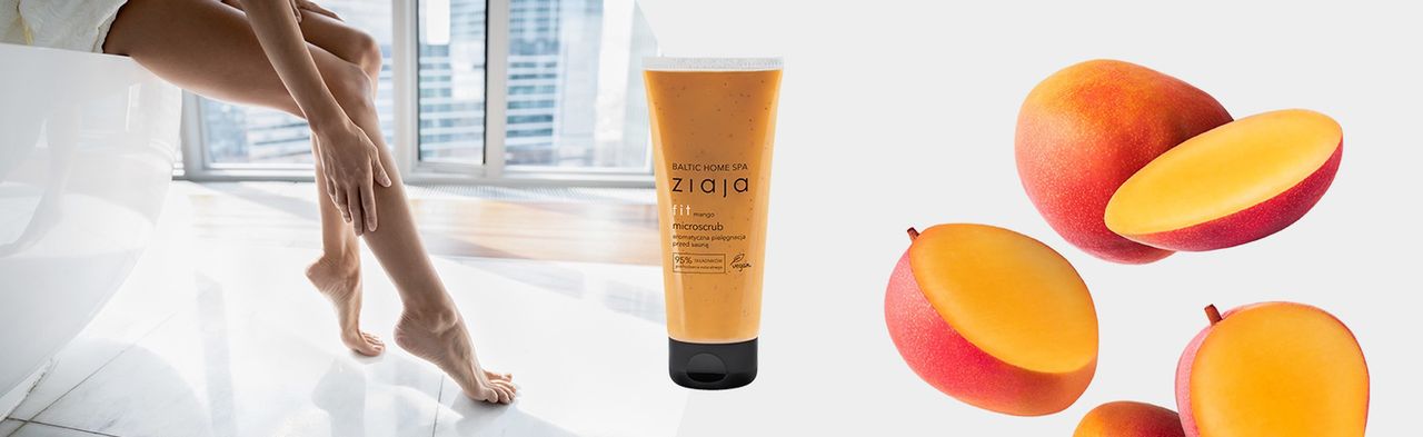 Ziaja Baltic Home Spa Microscrub mango aromatyczna pielęgnacja przed sauną 