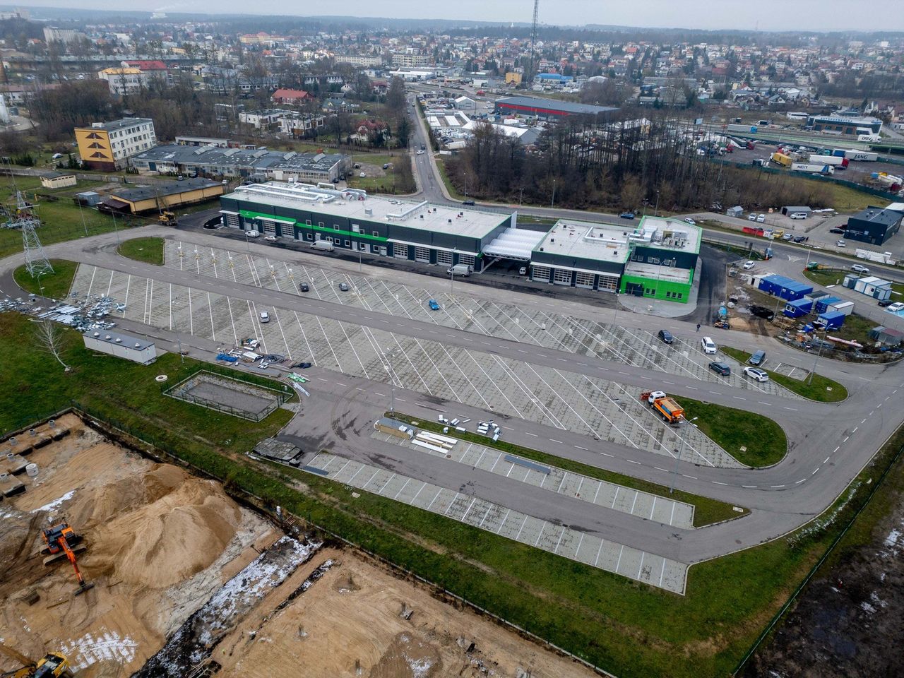 Białystok: Kończy się budowa nowej bazy transportowej