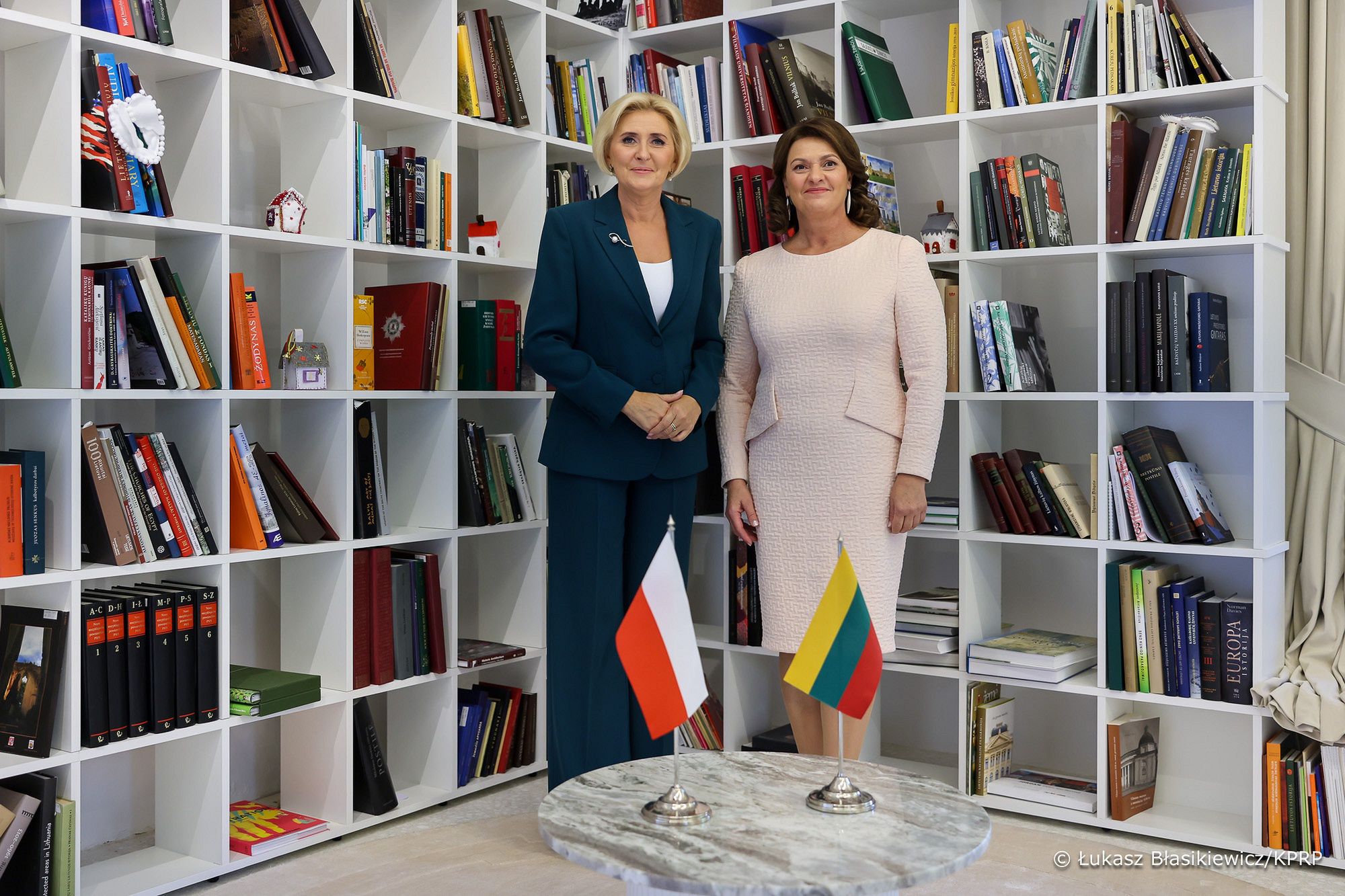 Agata Duda wzięła udział w uroczystości w szkole na Litwie