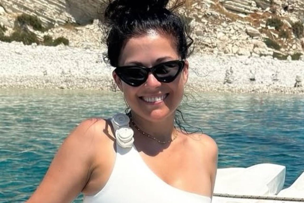 Wystroiła się na łódkę. Kasia Cichopek zrezygnowała z bikini