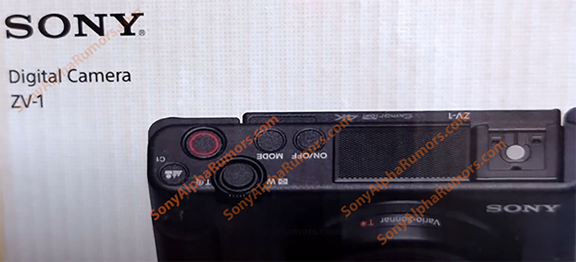 Sony zapowiada nowy aparat. Tymczasem wyciekły zdjęcia Sony ZV-1 i specyfikacja 2