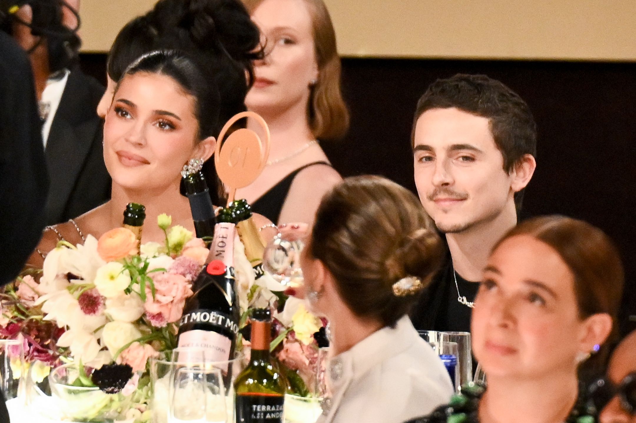 Kylie Jenner i Timothee Chalamet - Złote Globy 2026