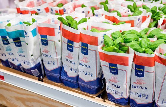 Makro Polska rezygnuje z plastiku w opakowaniach świeżych ziół