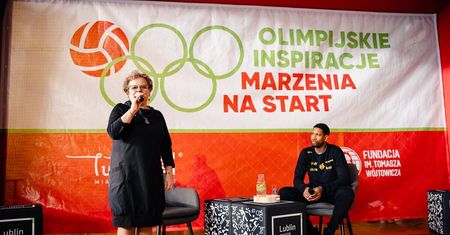Olimpijskie inspiracje w lubelskiej szkole. Uczniów odwiedził Wilfredo León