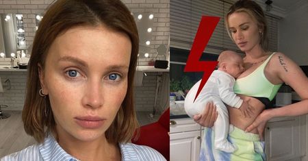 Maffashion wspiera protest kobiet, pozując z synkiem przy piersi (FOTO)