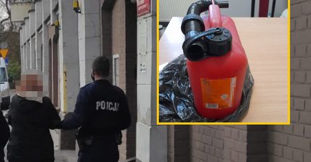 Kobieta z benzyną. Interwencja policji w Małopolsce