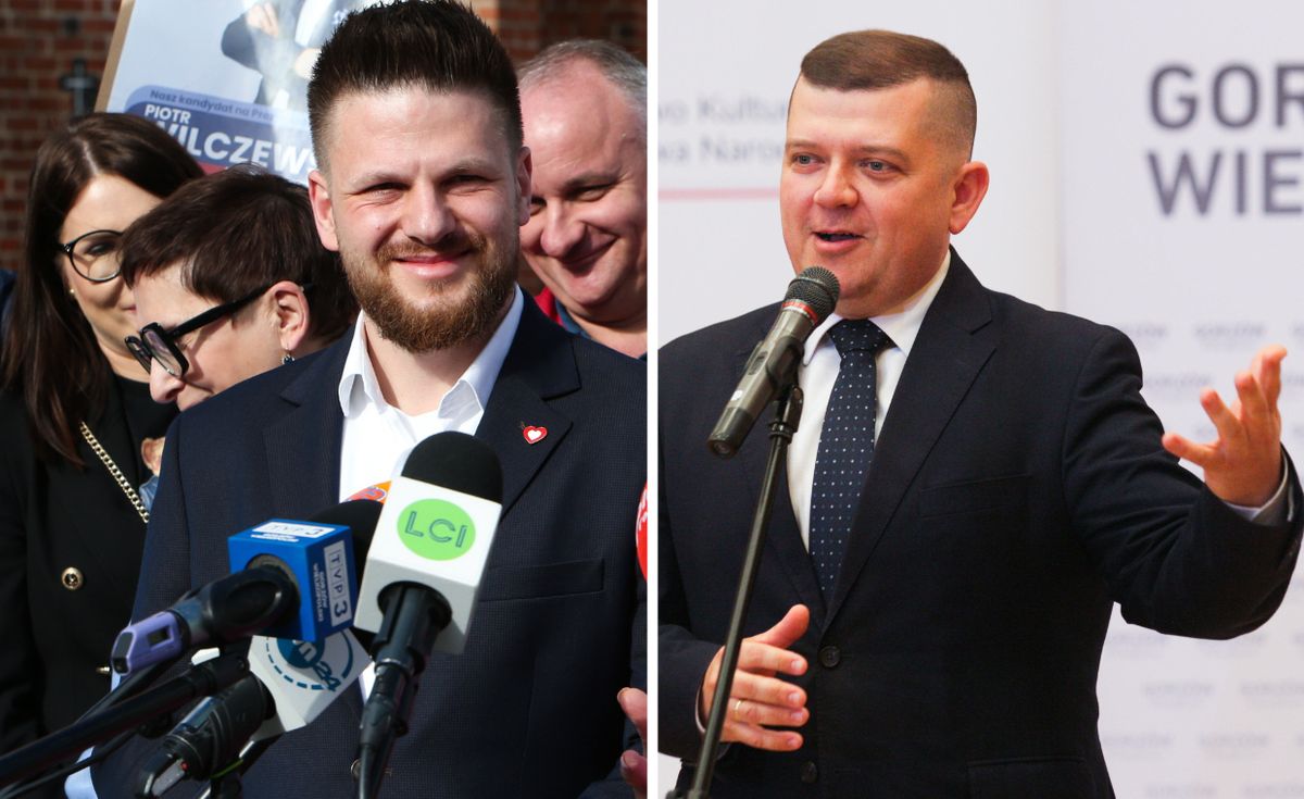 W II turze w wyborach w Gorzowie Wielkopolskim zmierzyli się Piotr Wilczewski (od lewej) i Jacek Wójcicki 