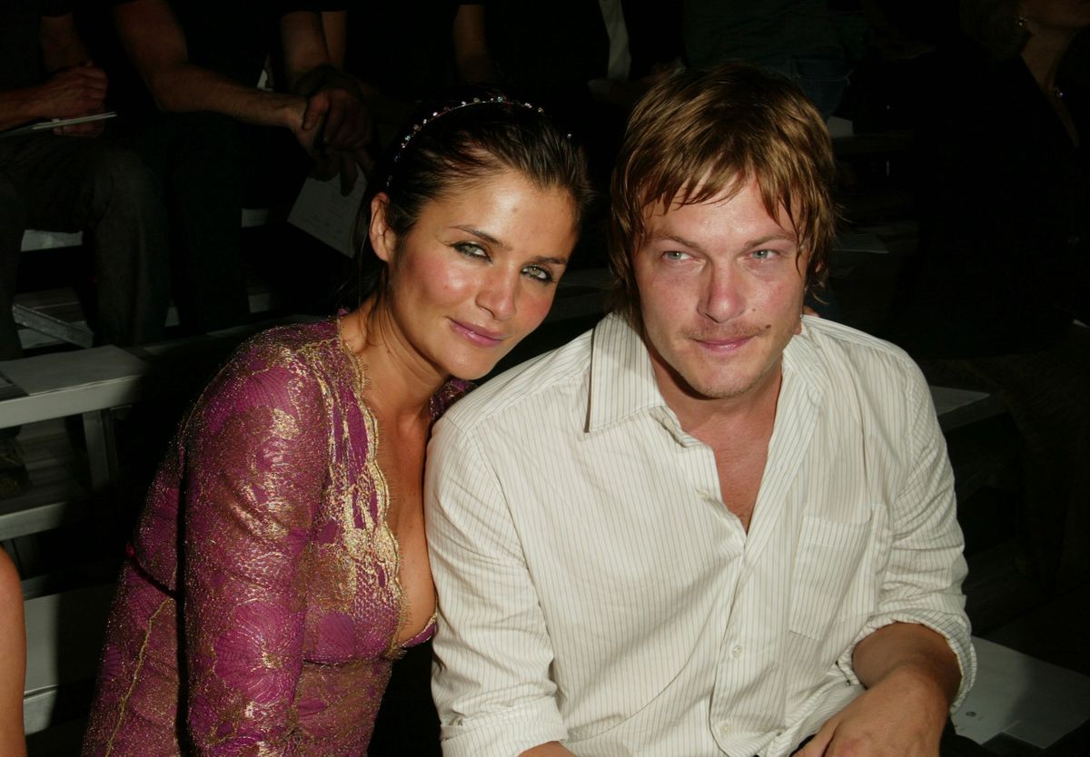  Helena Christensen i Norman Reedus w 2002 r.