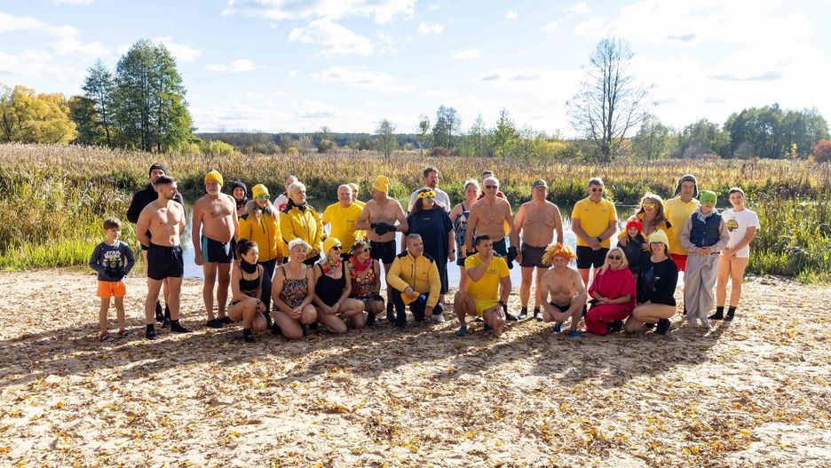 Październikowe morsowanie Podlaskiego Klubu Morsów.