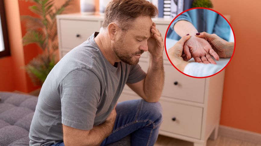 Oznaki zaawansowanego stłuszczenia wątroby mogą pojawiać się na rękach