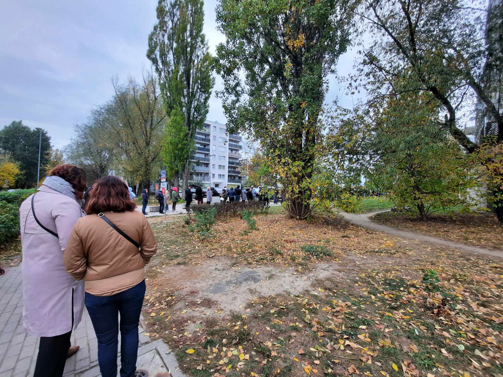 Kolejka do głosowania w Warszawie