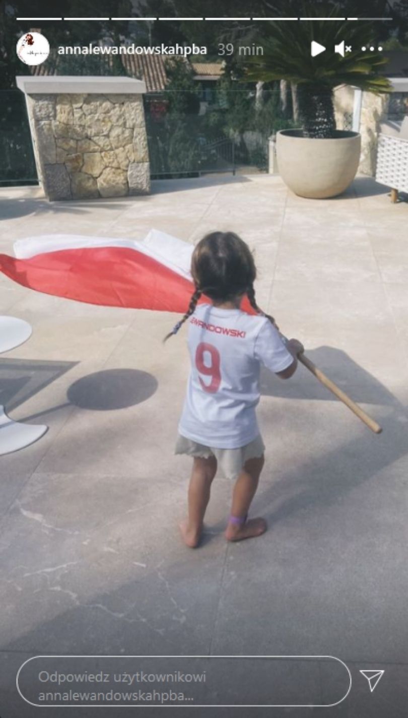 Euro 2020. Klara Lewandowska wspiera tatę przed meczem Polska-Hiszpania