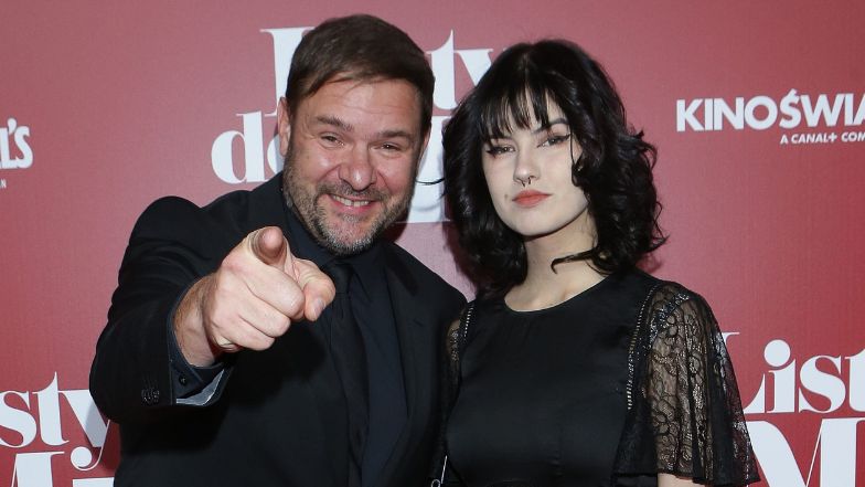 Tomasz Karolak z córką