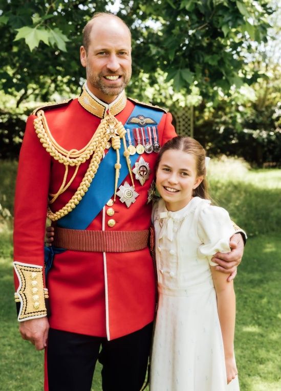 Książe William i księżniczka Charlotte