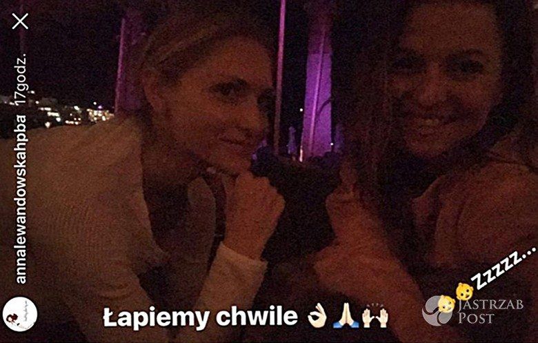 Anna Lewandowska na wakacjach z Klarą Lewandowską