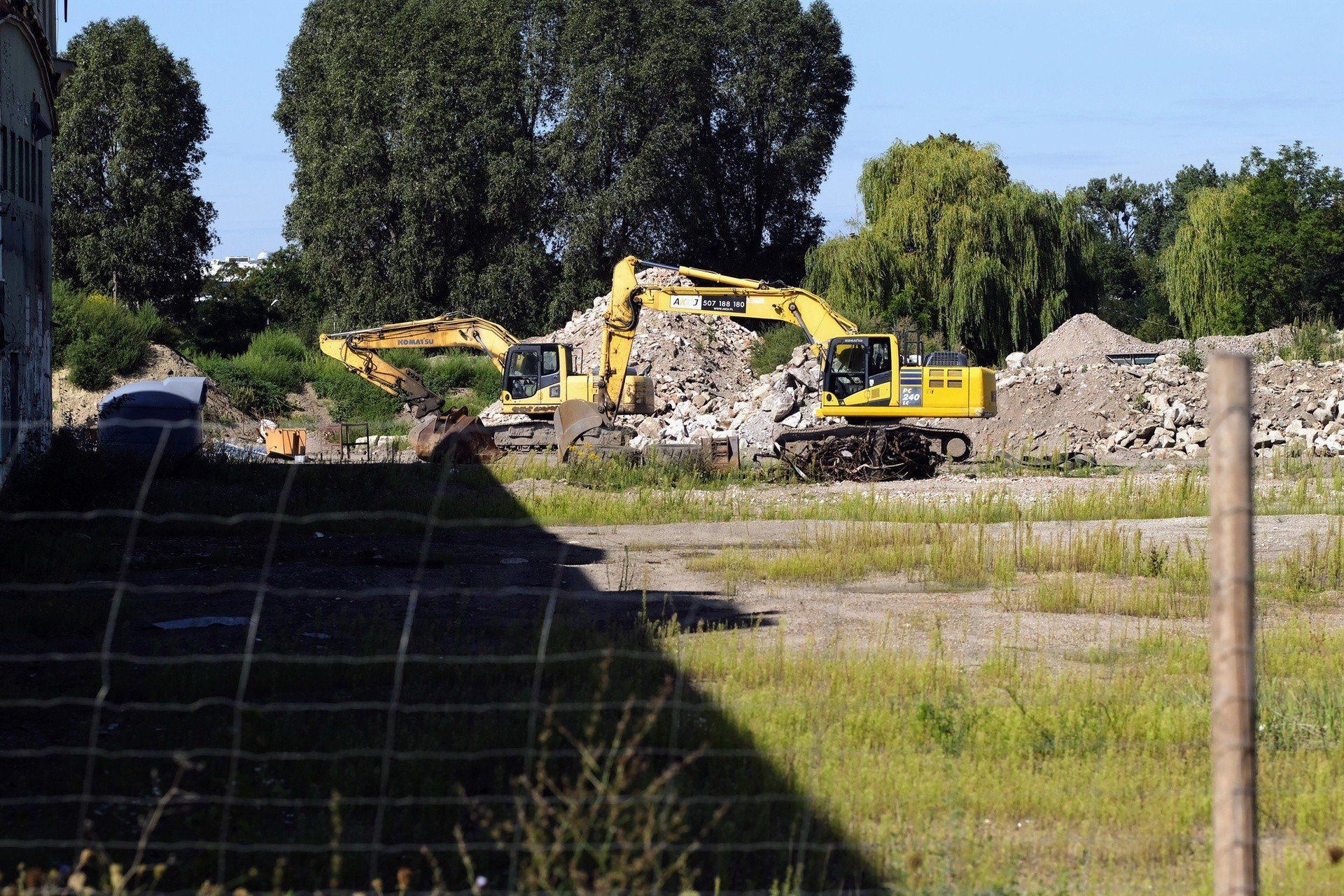 Tereny dawnych zakładów POMET w 2023 roku
