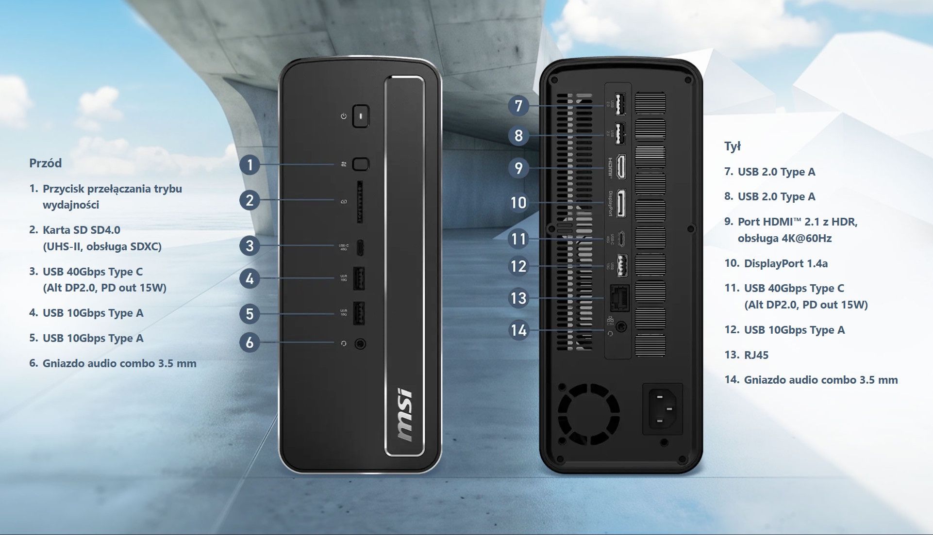Komputer MSI PRO MAX EDGE AI+