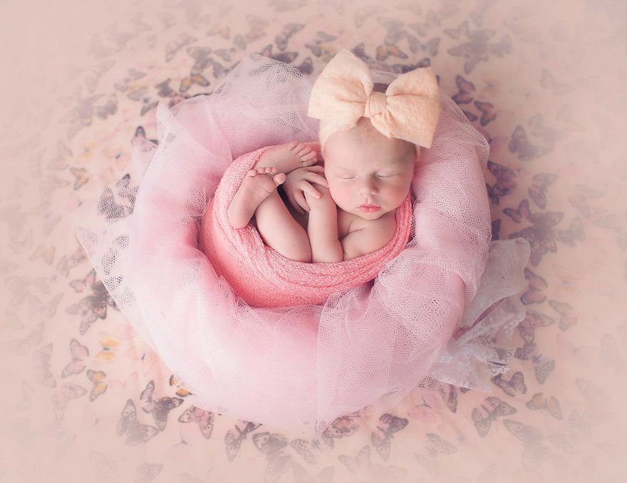 Ręcznie robione mandale to świetny pomysł na sesję noworodkową! 23