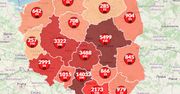 Koronawirus w Polsce. Już blisko 1 600 ofiar śmiertelnych. Mapa pokazuje przyrost zachorowań