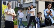Paulina Krupińska i Sebastian Karpiel-Bułecka spędzają popołudnie z dziećmi. Fajna z nich rodzinka? (ZDJĘCIA)