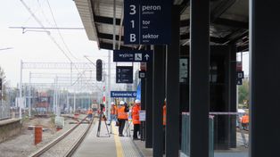 Sosnowiec: Nowy peron i bezpieczna kładka dla pieszych