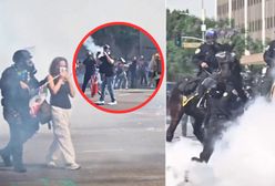 Protesty w USA. Na ulicach Los Angeles dalej niebezpiecznie