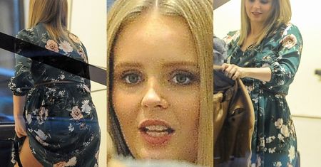 Olśniewająca Olga Kalicka grymasi w butiku z ciążową odzieżą (ZDJĘCIA)