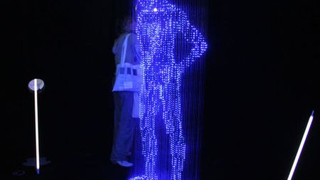 "Człowiek bez cienia" - LED MAN 1