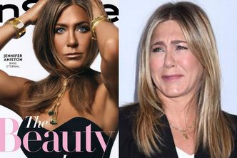 Wyprasowana Jennifer Aniston łapie się za głowę na okładce "InStyle". Fanka: "To przecież NIE ONA"