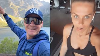 Tak Marcin Mroczek i Marlena Muranowicz odreagowują rozprawę rozwodową: wyprawa nad Morskie Oko i trening na siłowni