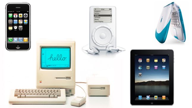 iPhone, Macintosh, iPod, iPad oraz iBook