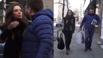 Węglarczyk nosi torby za Rusin