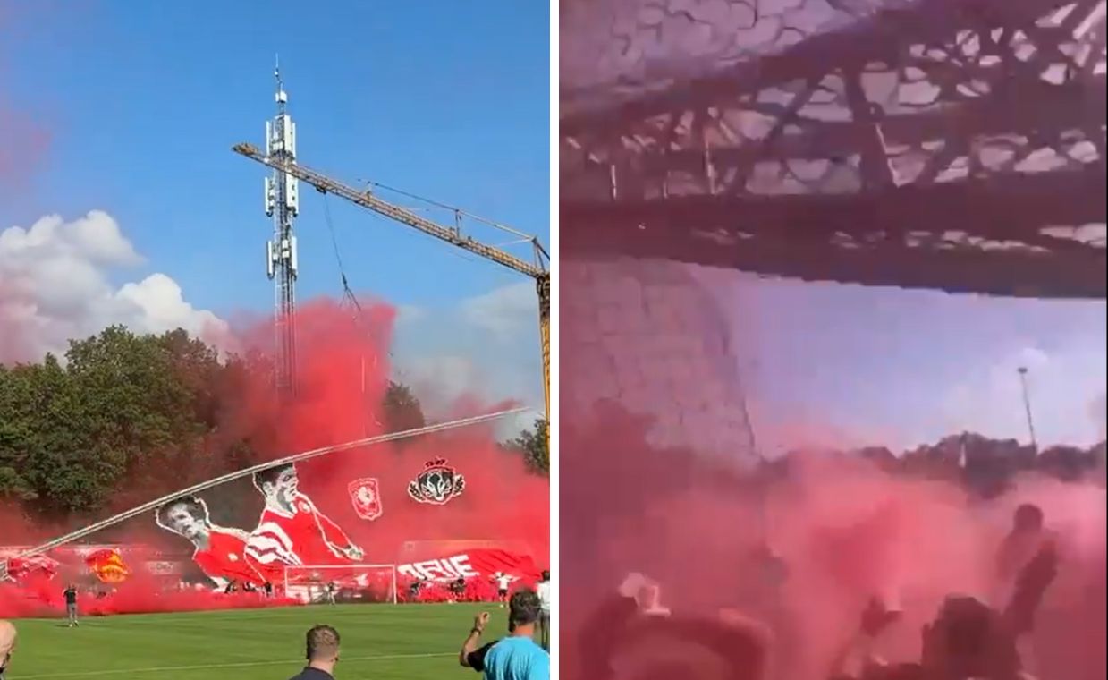 Crane accident at football match leaves fans injured