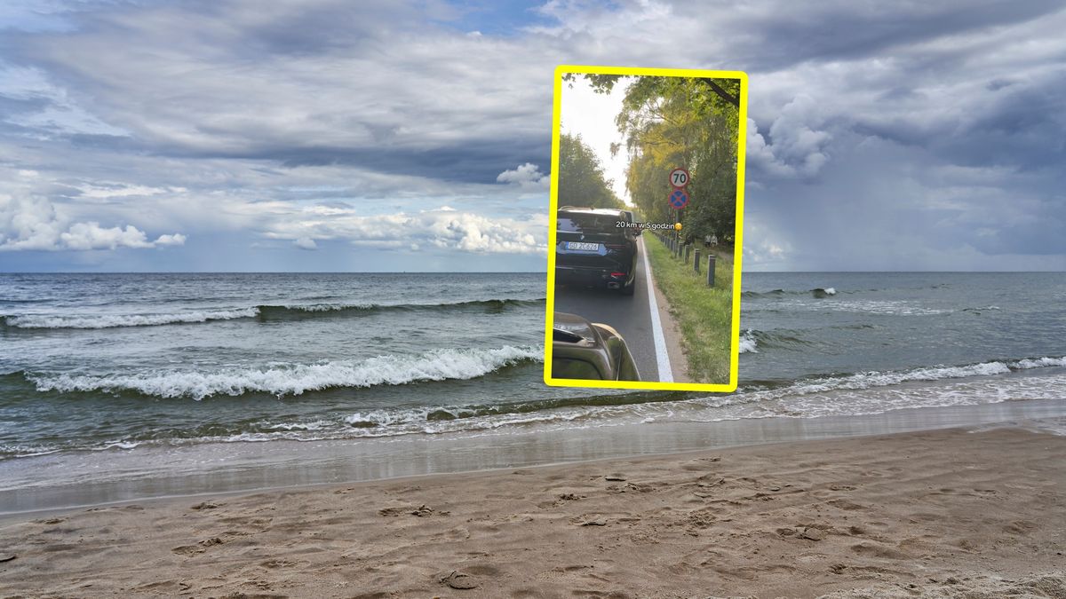 Ogromne korki nad morzem podczas długiego weekendu.