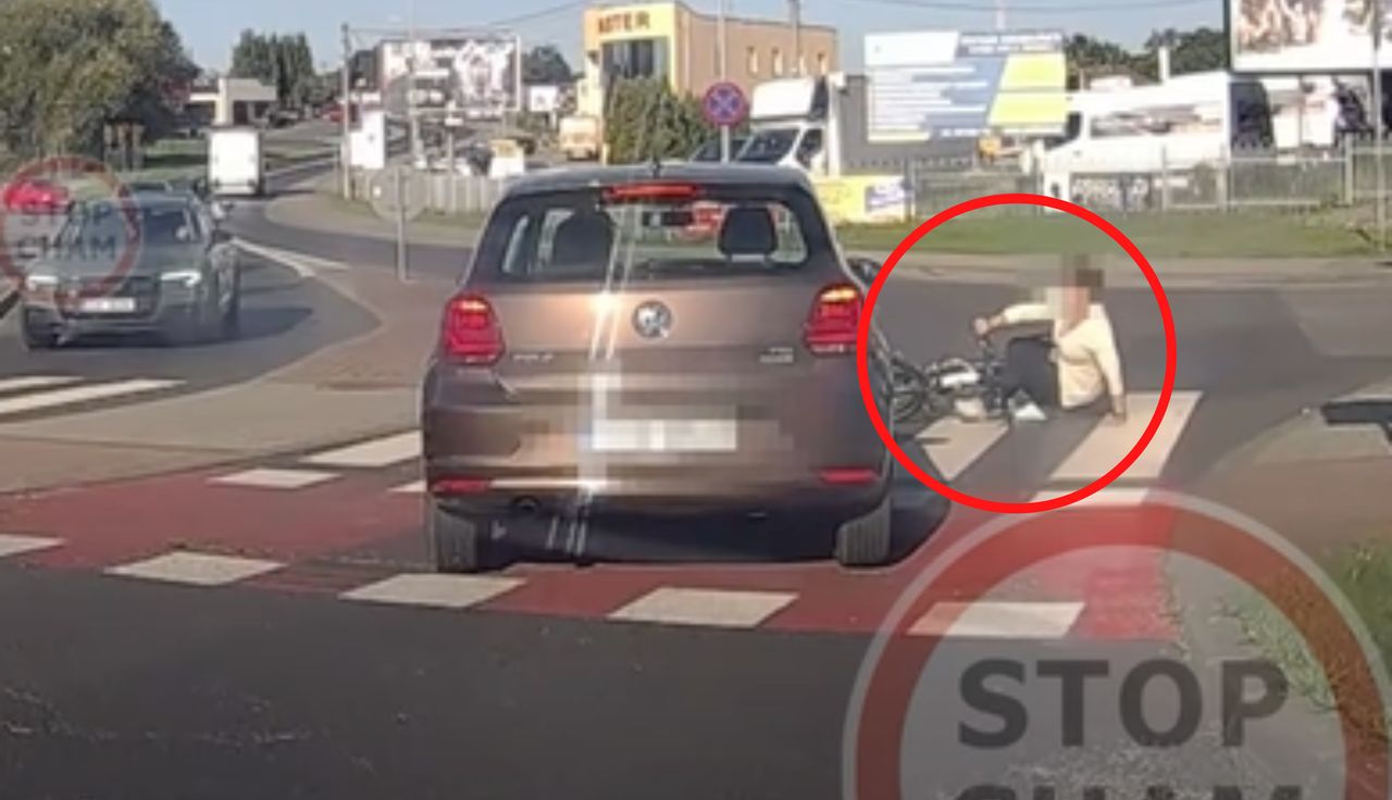 Nagle przyspieszył. Starszy pan nagrany. Ponad 350 tys. wyświetleń