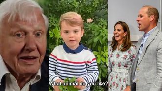 Dzieci książęcej pary NAKRĘCIŁY FILMIK z Davidem Attenborough! "Jakie zwierzę według ciebie może wyginąć?" (WIDEO)