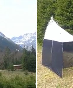 Tajemnicze namioty w Tatrach. "Nie dotykaj i nie podchodź"