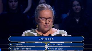 Polonistka nie znała odpowiedzi. Niecodzienna sytuacja w "Milionerach"