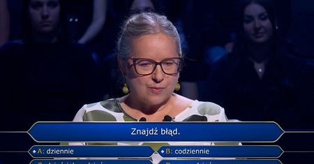 Polonistka nie znała odpowiedzi. Niecodzienna sytuacja w "Milionerach"