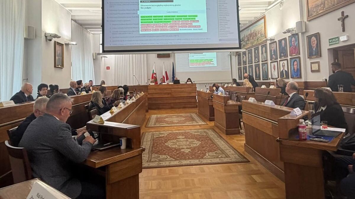 Wyniki głosowania Rady Miasta Lublin