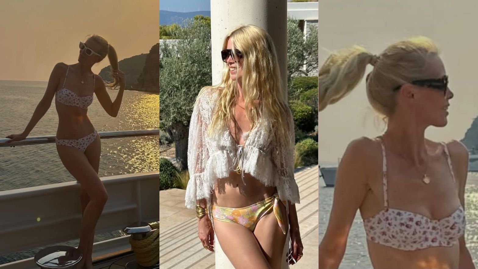 Claudia Schiffer na wakacjach