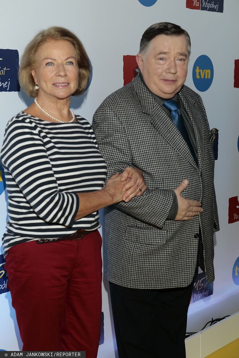 Mieczysław Hryniewicz i Bożena Dykiel