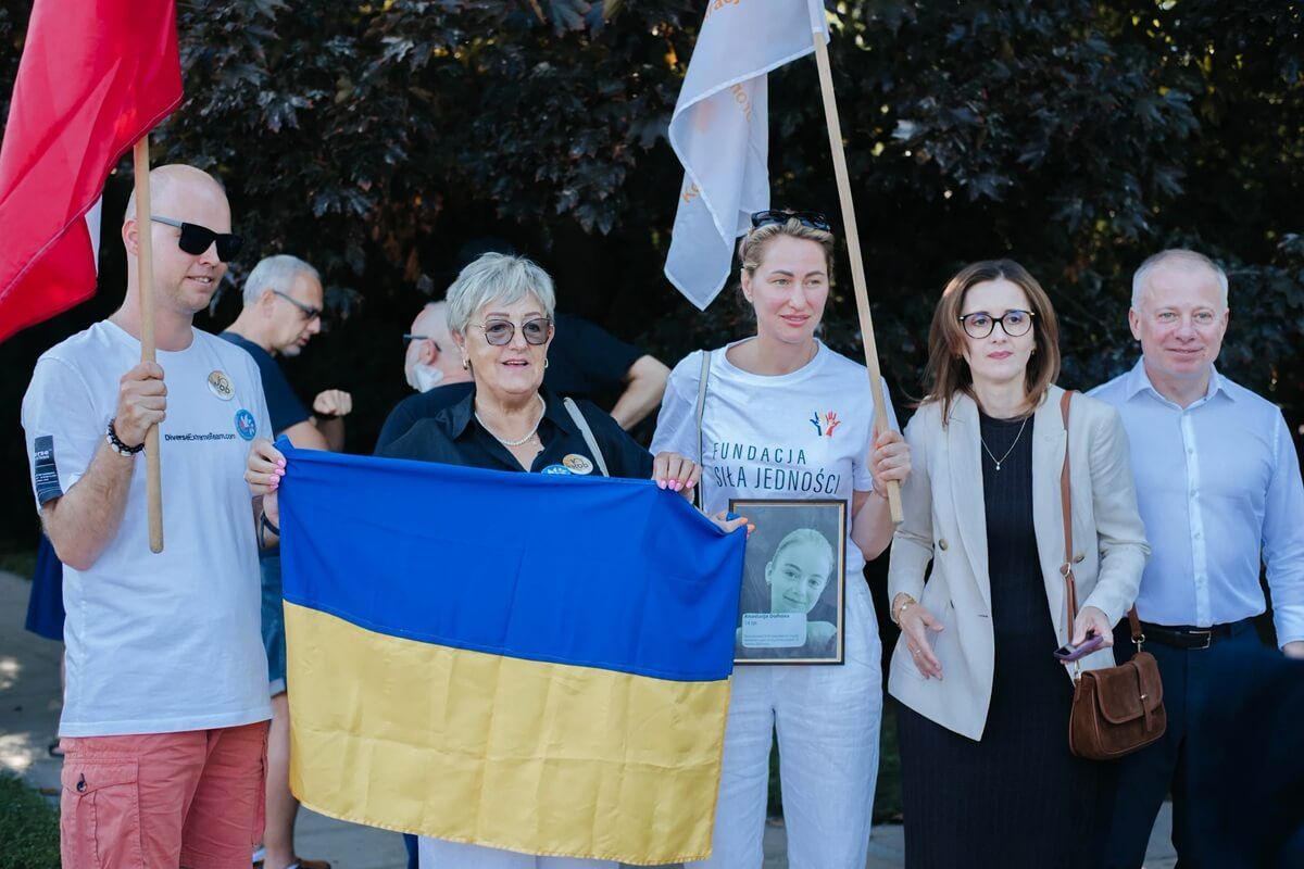 Manifestacja "Nie bądź obojętny" w Lublinie
